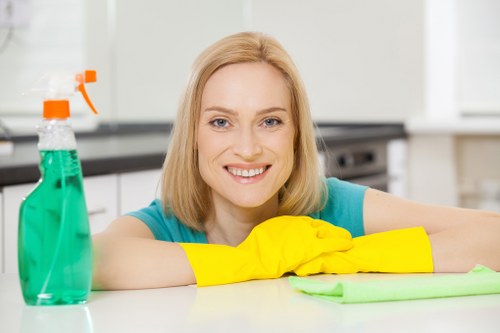 Clean and shiny hardwood floors after professional cleaning